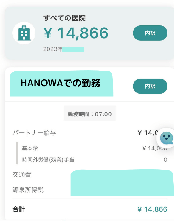 【みすログ】「歯科衛生士におすすめの副業20選」HANOWAで月1万円を稼いだ時の参考画像